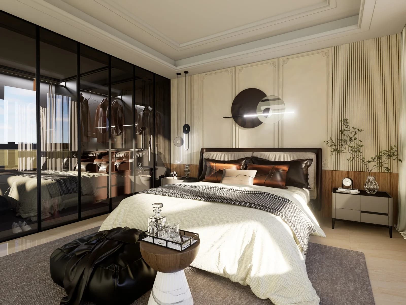 Master bedroom interior design